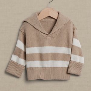Banana republic baby sailor organic cotton sweater